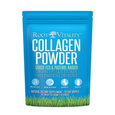 Root Vitality Collagen Powder, for Skin, Hair, Nails & Joints, Collagen Peptides, 20 Servings