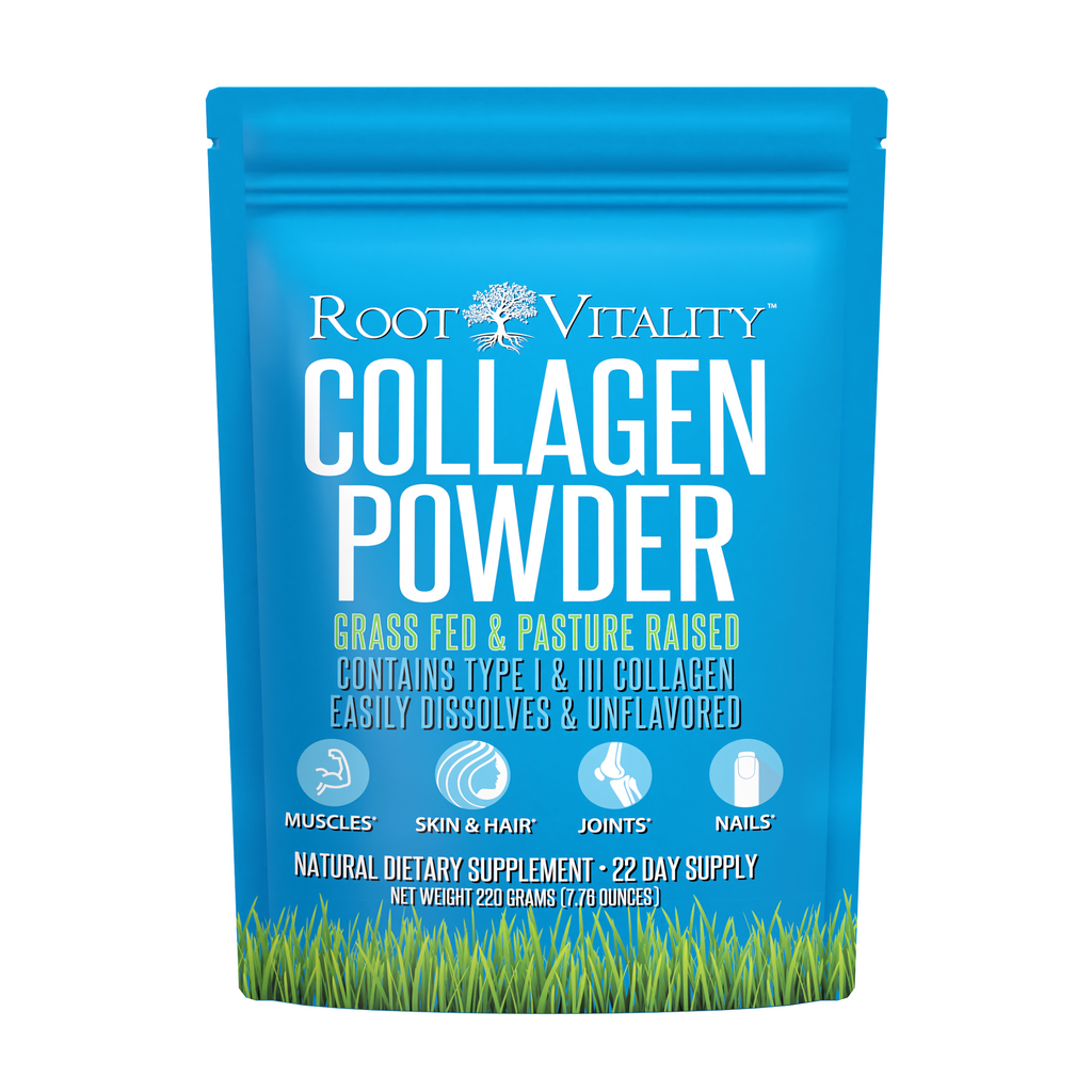 Root Vitality Collagen Powder, for Skin, Hair, Nails & Joints, Collagen Peptides, 22 Servings