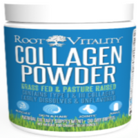 Root Vitality Collagen Powder, for Skin, Hair, Nails & Joints, Collagen Peptides, 30 Servings